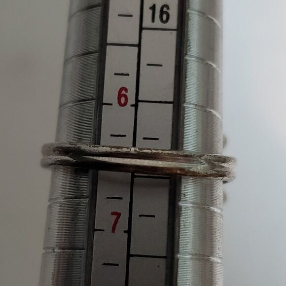 Vintage Abalone Shell Ring - Picture 7 of 7